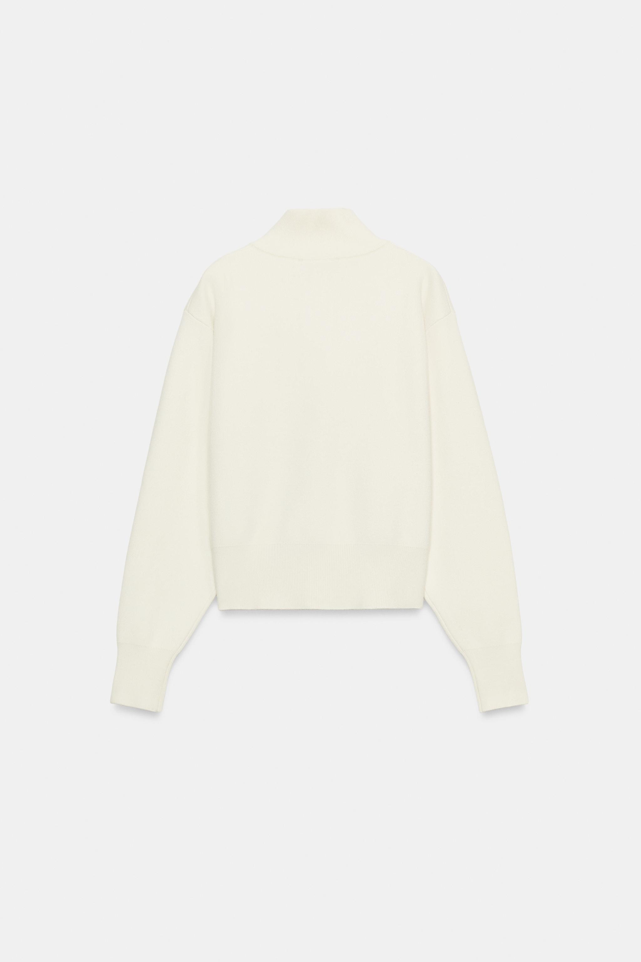 HIGH-NECK KNIT JUMPER | Zara US