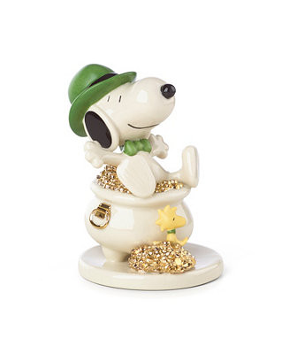 Lucky Leprechaun Snoopy Figurine | Macy's