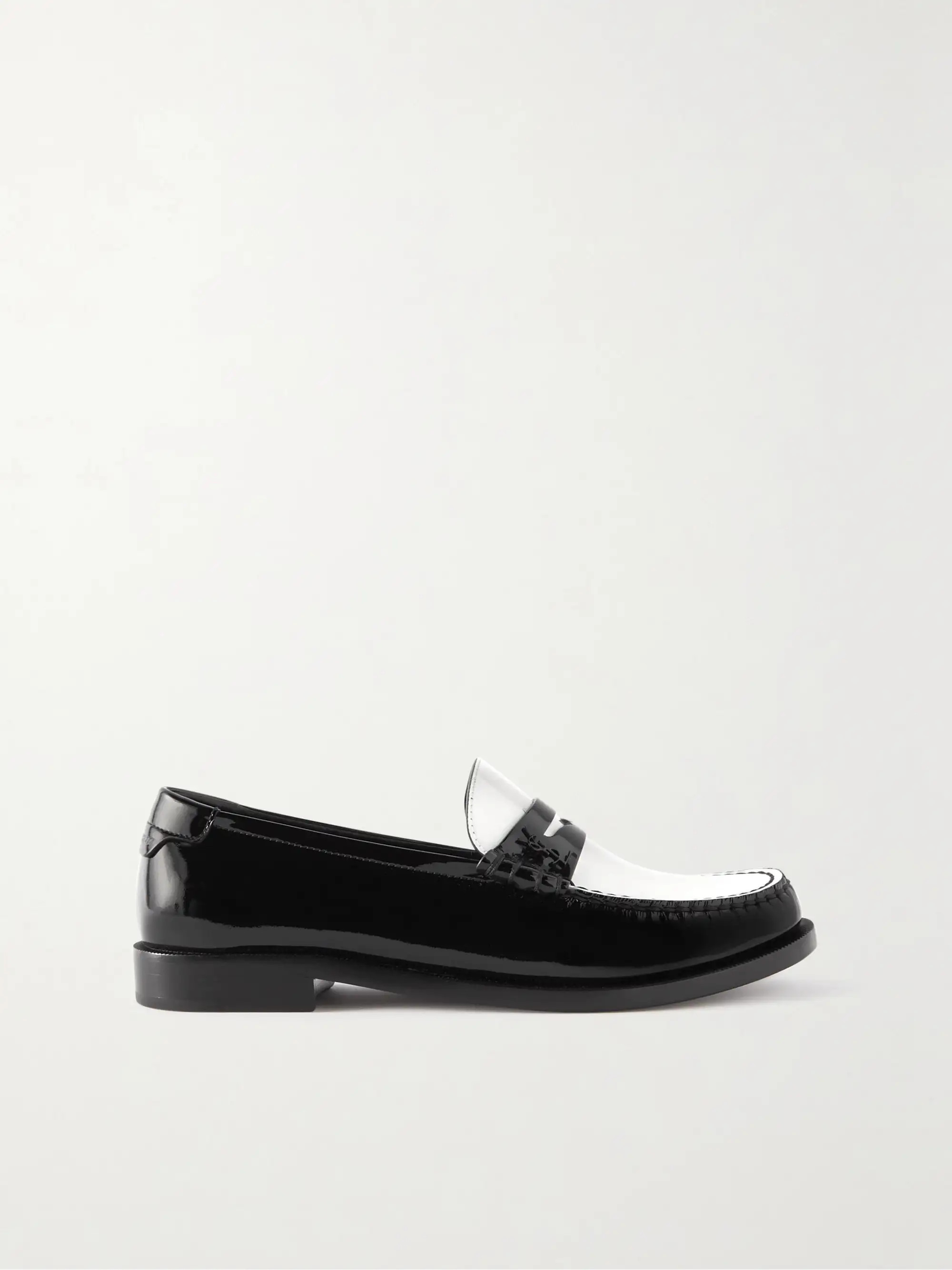 Le Loafer two-tone patent-leather loafers | NET-A-PORTER (US)