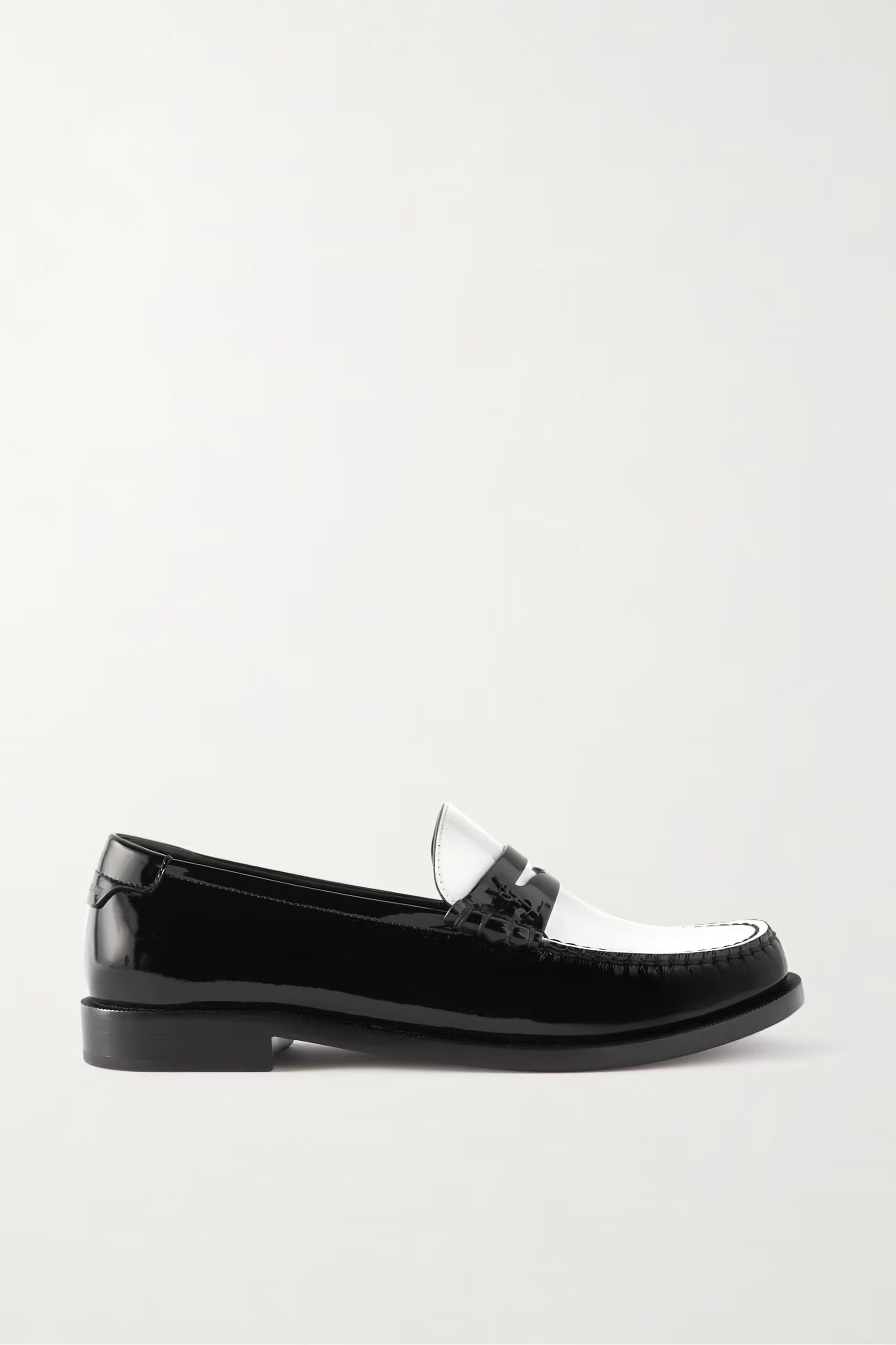 Le Loafer two-tone patent-leather loafers | NET-A-PORTER (US)