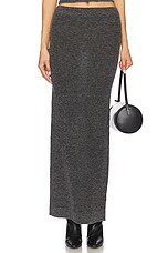 EAVES Mae Maxi Knit Skirt in Charcoal Grey from Revolve.com | Revolve Clothing (Global)