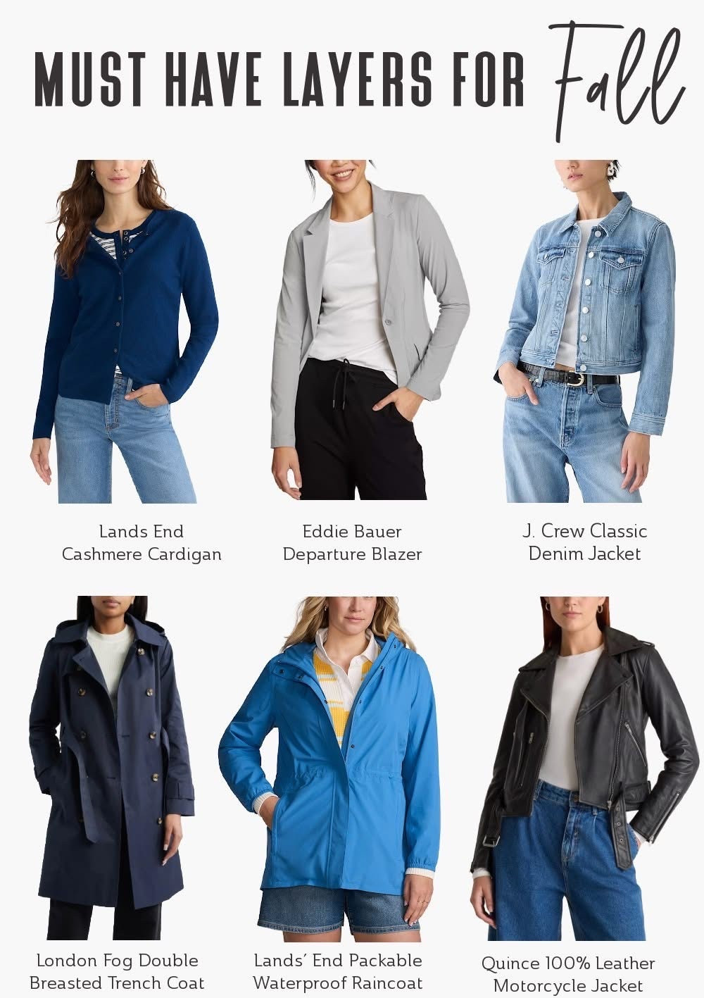 This in-between season keeps us on our toes, warm one moment, chilly or rainy the next. That’s why layering is essential when you’re on the go this fall. But let’s be honest, not all layers are created equal. When you’re packing, comfort, versatility, and packability are non-negotiable.

Here are some of our community's favorite styles for traveling this fall; perfect for chilly flights, cool days, or breezy evenings.

#FallTravel #FallTravelStyle #FallJackets #PackableJacket #StylishOuterwear #TravelJackets #FallOutfit

#LTKSeasonal #LTKTravel #LTKStyleTip