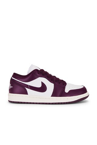Jordan Air Jordan 1 Low Sneaker in White, Bordeaux, & Sail from Revolve.com | Revolve Clothing (Global)