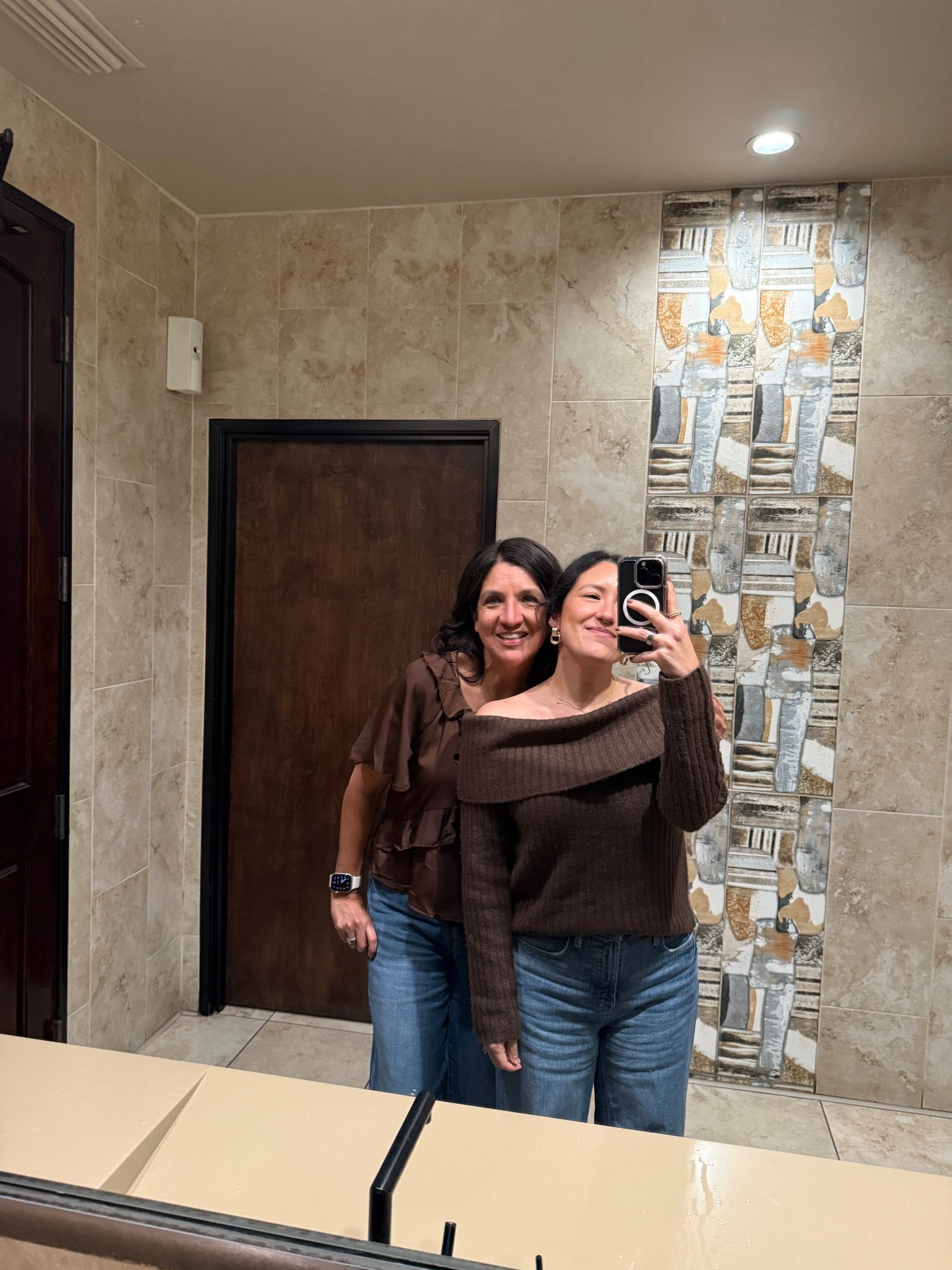 When me and mama match > 
Abercrombie sweater on clearance! 

#LTKSaleAlert #LTKootd #LTKSeasonal