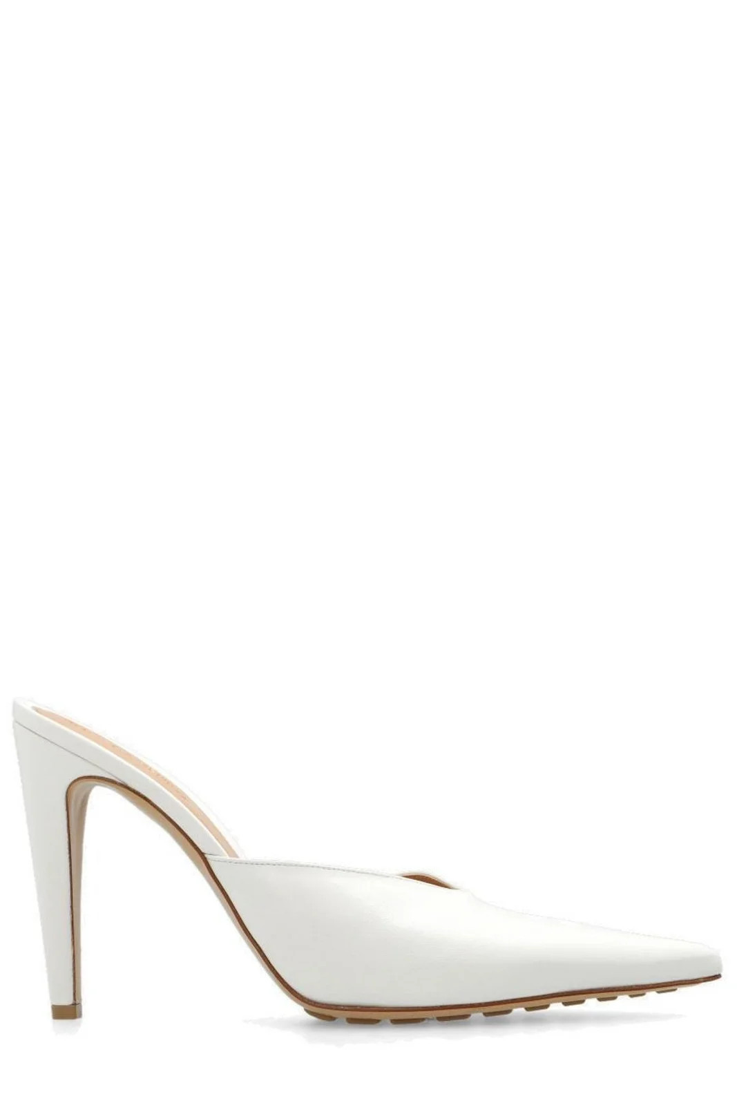 Bottega Veneta Punta Heeled Mules | Cettire Global