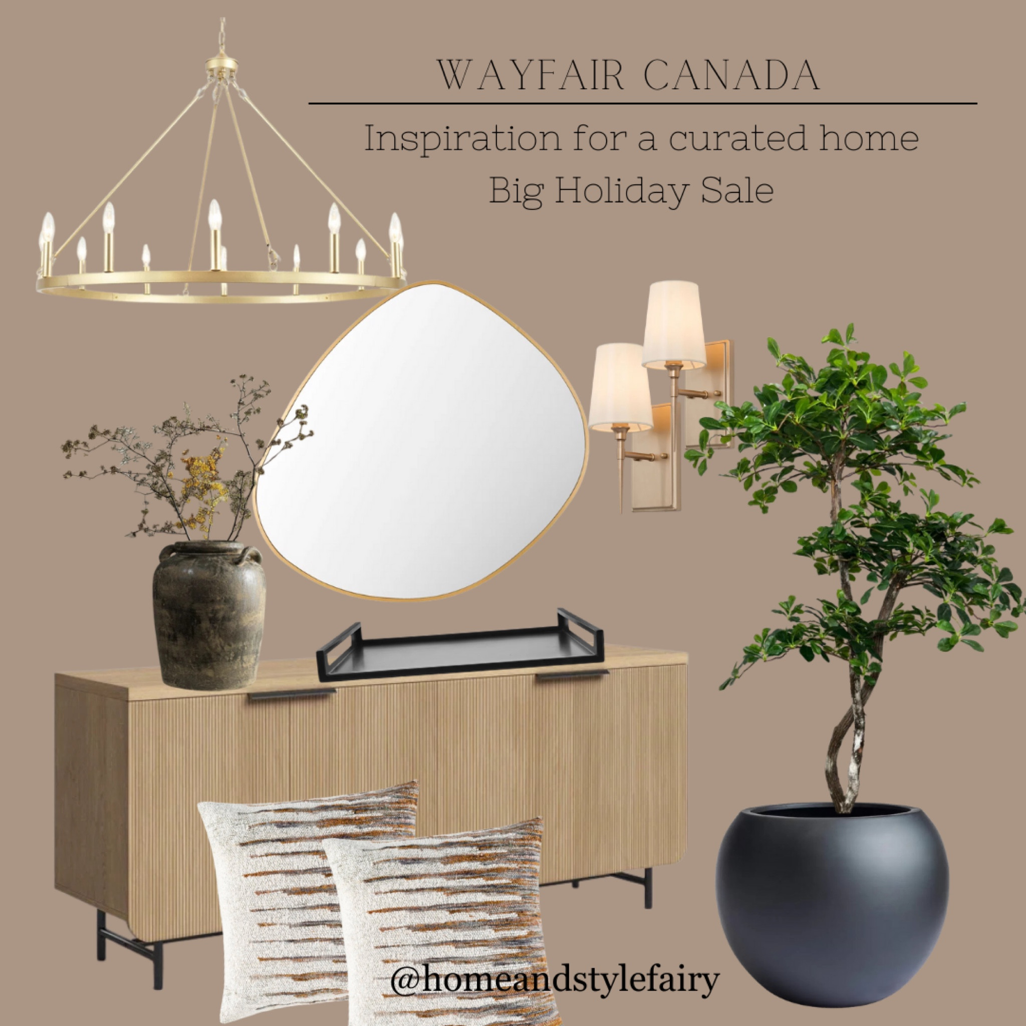 Big Holiday Sale Event!
Stunning pieces l've selected to elevate your home on a budget!

#LTKHome #LTKSeasonal #LTKSaleAlert #homeinspo #neutralhome

Console table | vase | mirror | wall scone | pillow cover | tray | olive tree 

#LTKautumn #LTKcanada #LTKsale