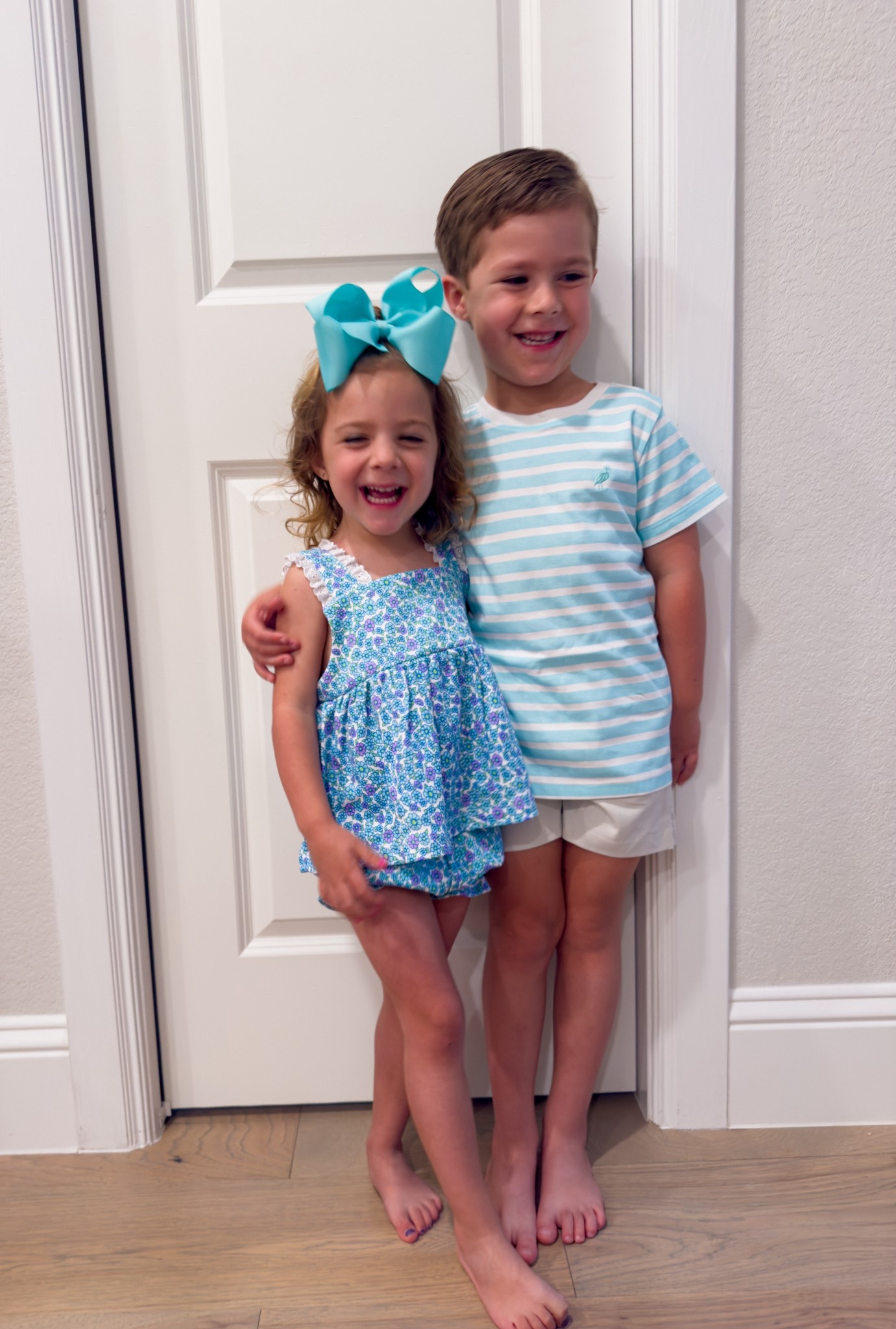 Vacation ready styles at TBBC 25% off through tonight. Use code SPLASH to save☀️

My son is wearing his normal size in both shirt & shorts (shorts not included in sale)
My daughters outfit runs tts, the shirt is slightly short though, so you might want to size up one size.

#LTKU #LTKSaleAlert #LTKKids