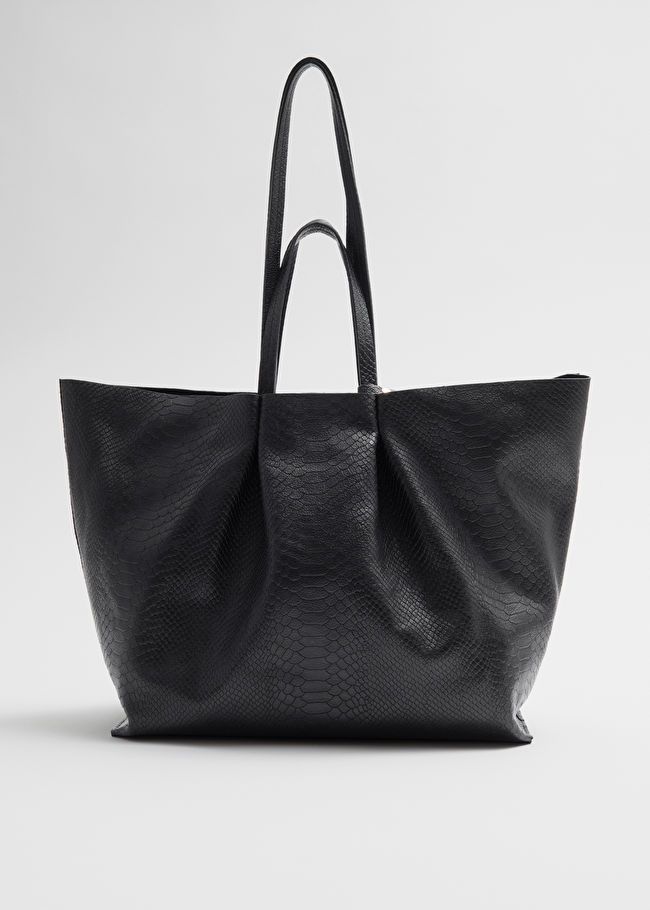 Large Leather Tote | & Other Stories (EU + UK)
