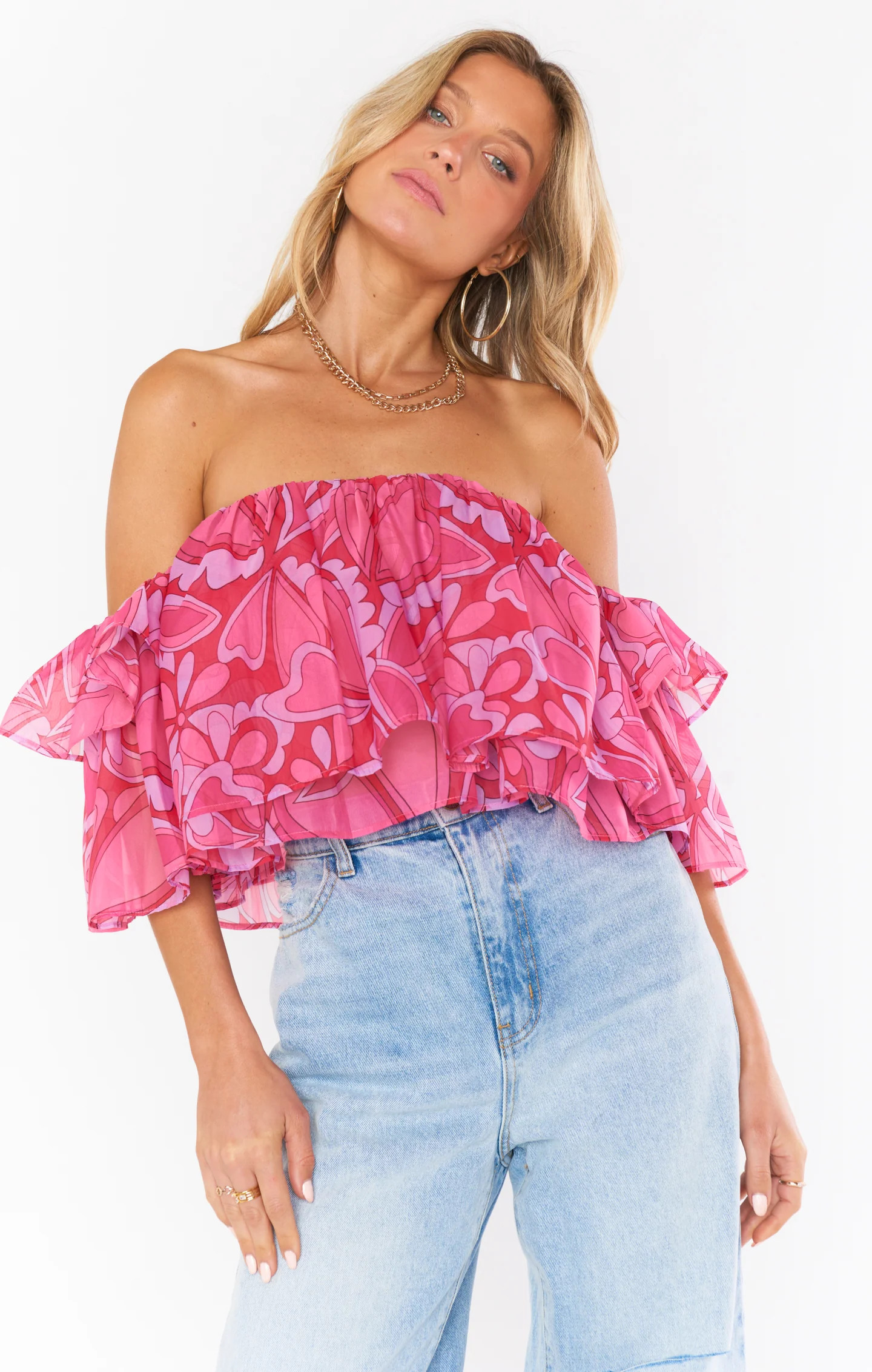 Rossella Ruffle Top | Show Me Your Mumu