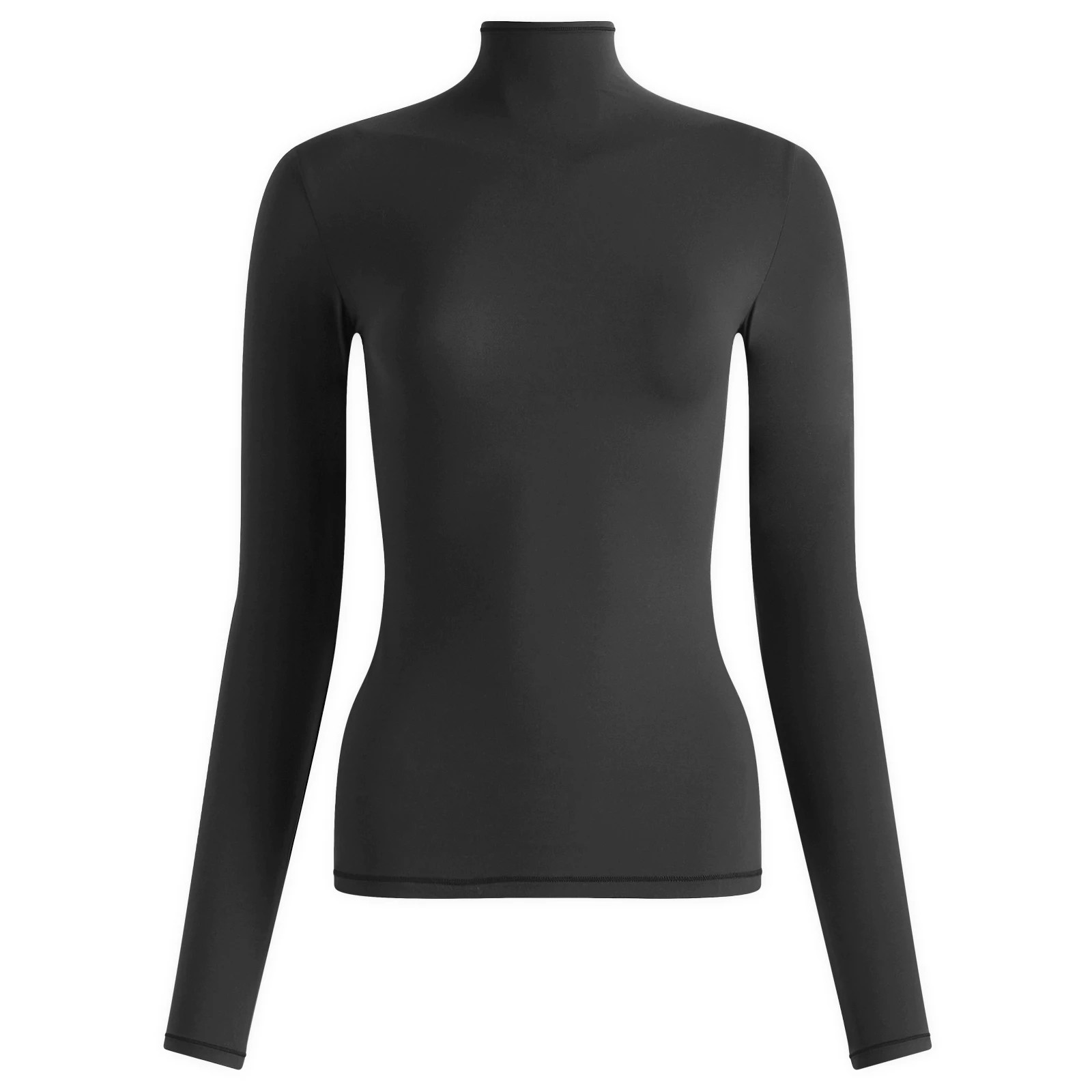 SKIMS Women's Fits Everybody Turtleneck Top in Onyx, Size Large | END. Clothing