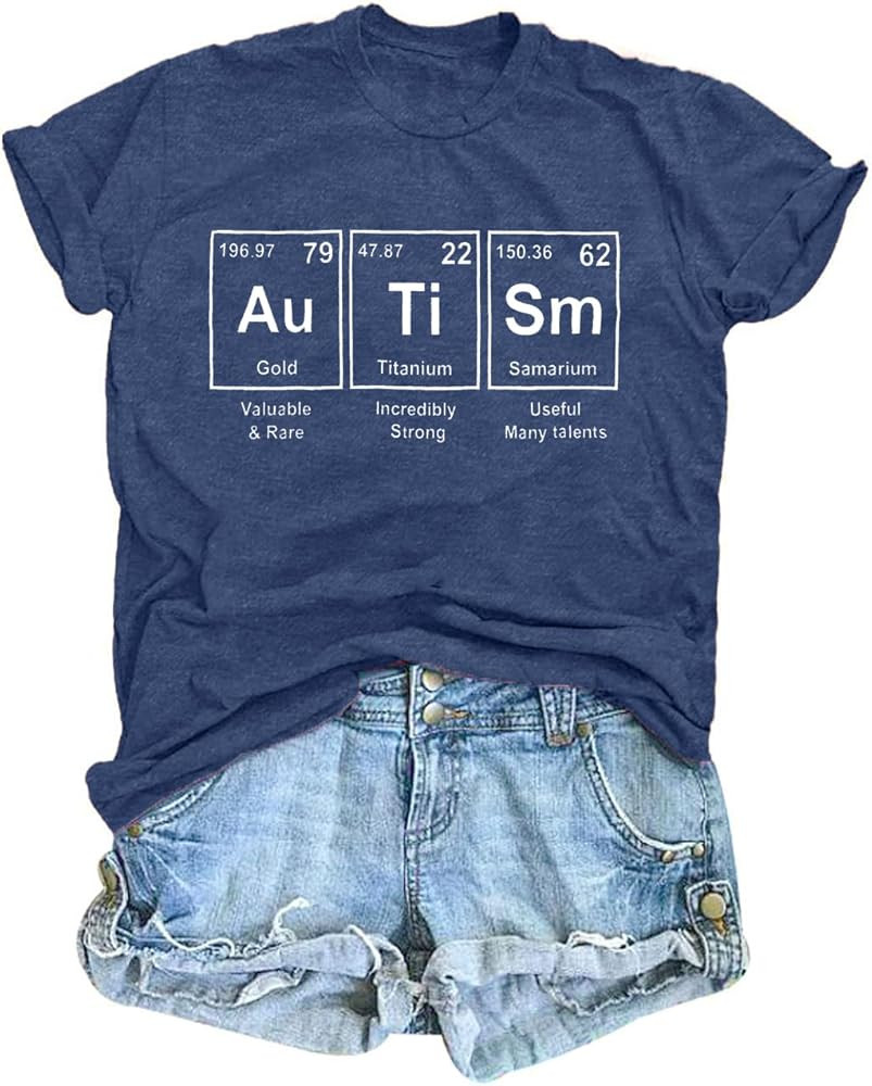 Autism Awareness Shirt Women: Inspirational Tshirts Special Educational Teacher Shirt Mental Heal... | Amazon (US)