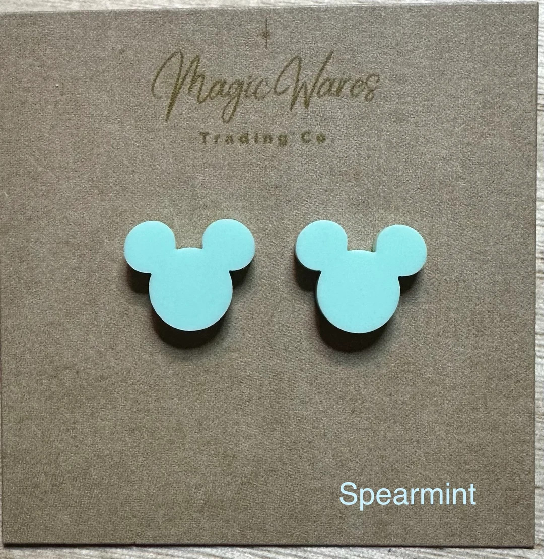 Pastel Studs, 9 Colors to Choose From, Laser Cut Stud Earrings, Pierced Earlobe Studs, Made to Or... | Etsy (US)