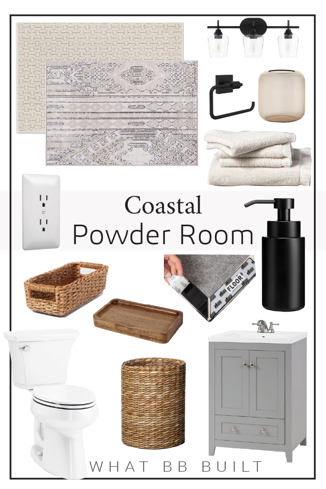 Everything I used for my Powder Room Makeover!

#LTKstyletip #LTKhome #LTKunder50