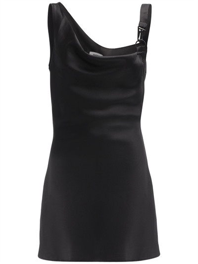 HOOKED SATIN MINI DRESS | Luisaviaroma