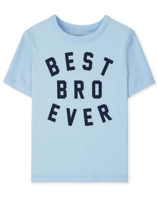 Baby And Toddler Boys Matching Family Short Sleeve Best Bro Ever Graphic Tee | The Children's Pla... | The Children's Place