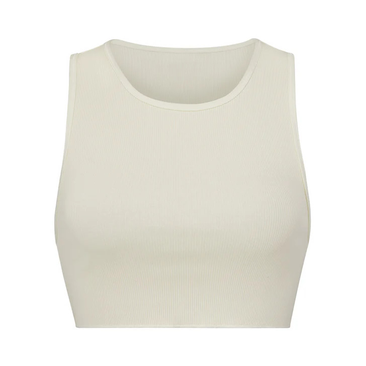 COTTON RIB SUPER CROP TANK | SKIMS (US)