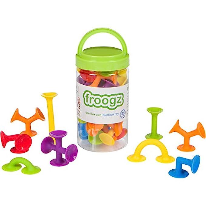 Froogz - 25 Piece Suction Toy Construction Set | Building Kit | Amazon (US)