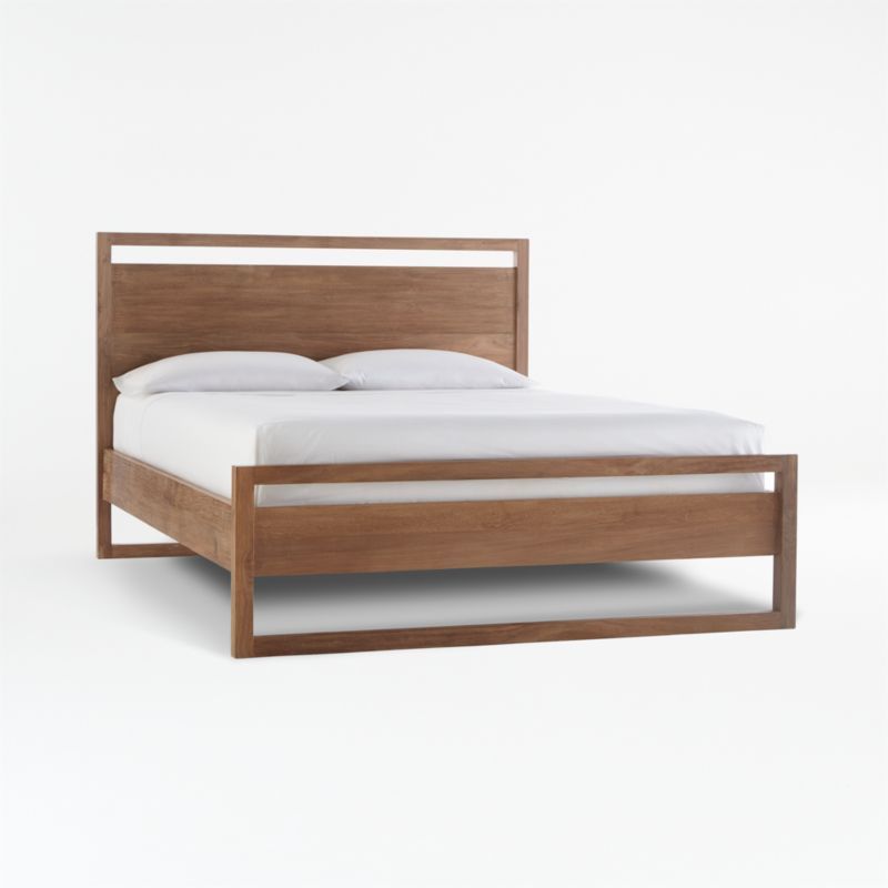 Linea II Natural Bed | Crate & Barrel | Crate & Barrel