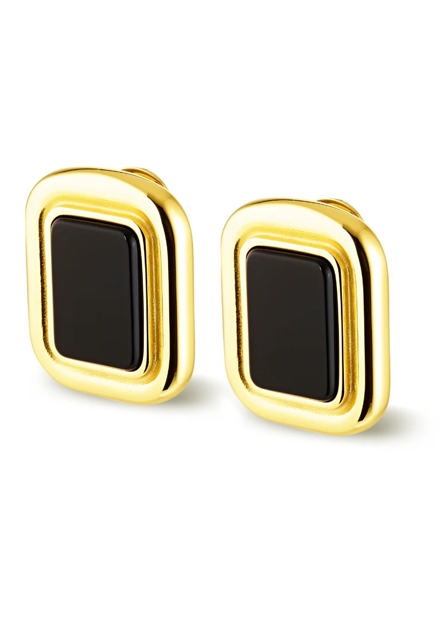 Margaux Onyx Earrings | Black | Cendre