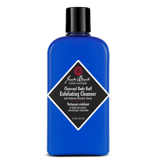 Charcoal Body Buff Exfoliating Cleanser with Natural Volcanic Stone | Jack Black