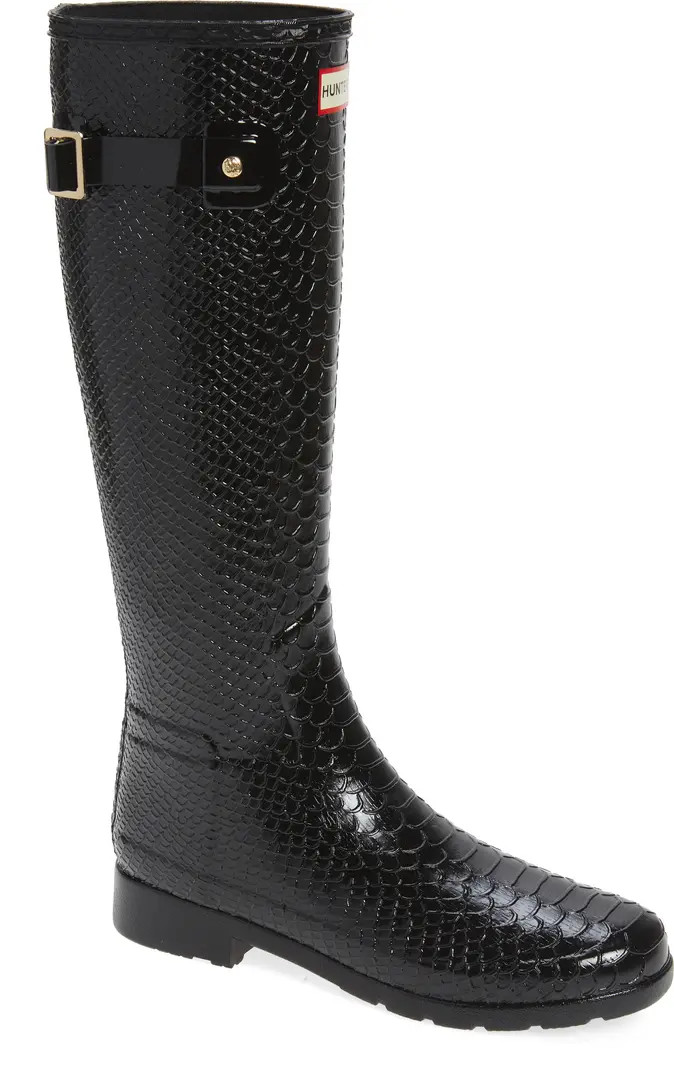 Original Embossed Refined Tall Waterproof Rain Boot | Nordstrom