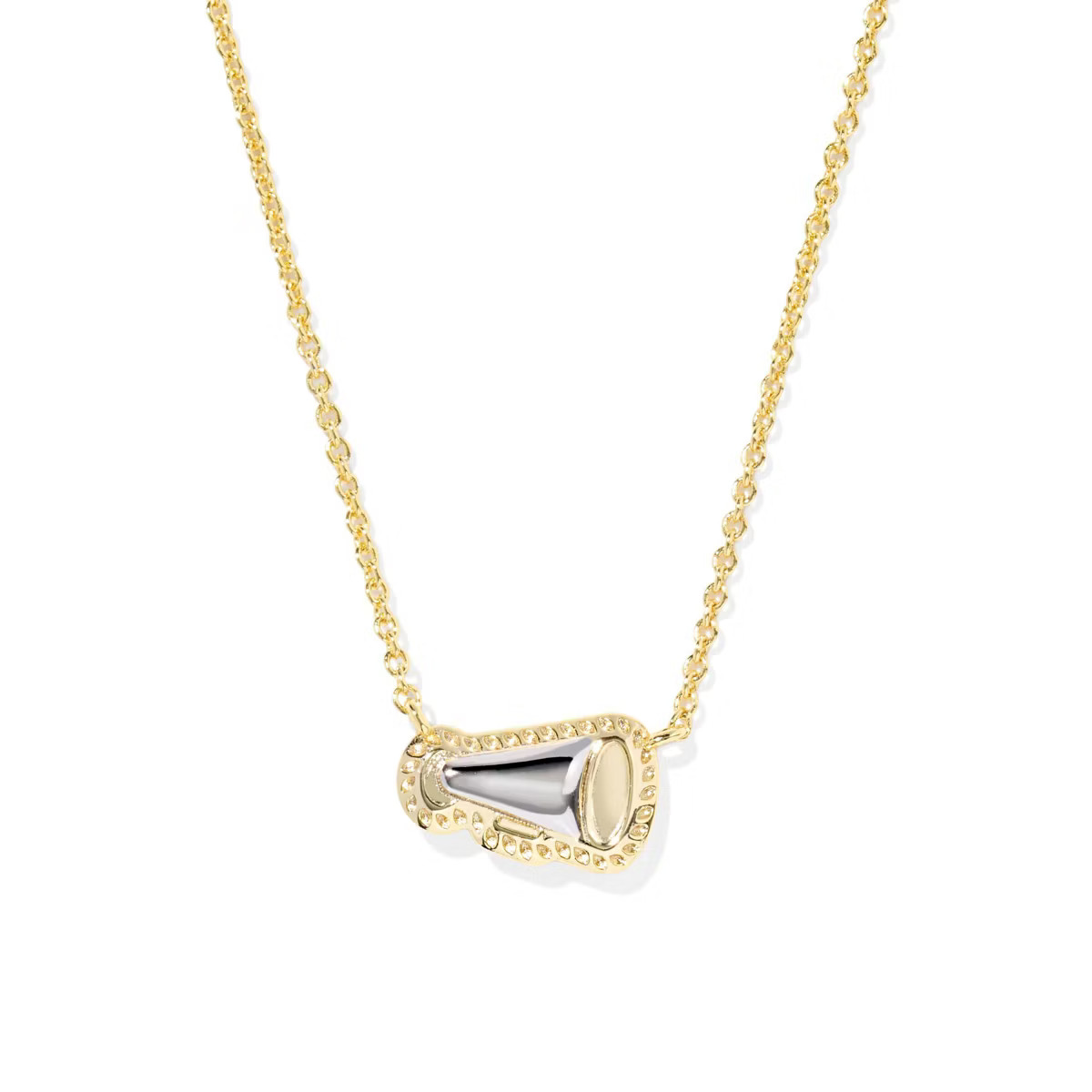 Kendra Scott Metal Cheer Pendant Necklace - Gold/Silver | Target