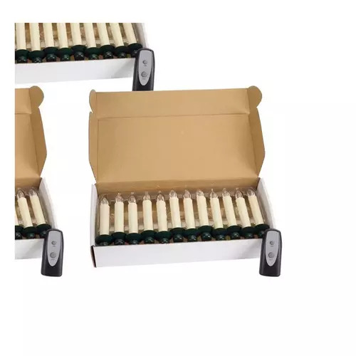 Melrose International 5.5" LED Clip on Tree Taper Candles with Remote (Set of 12) | Scheels Sports