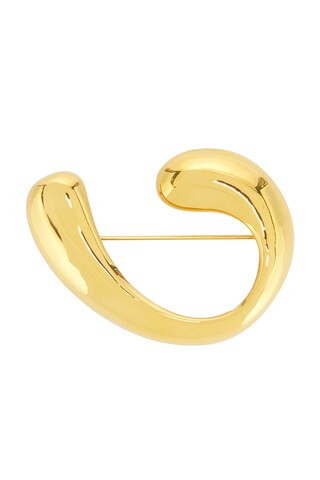 Heaven Mayhem Twist Skinny Brooch in Gold from Revolve.com | Revolve Clothing (Global)