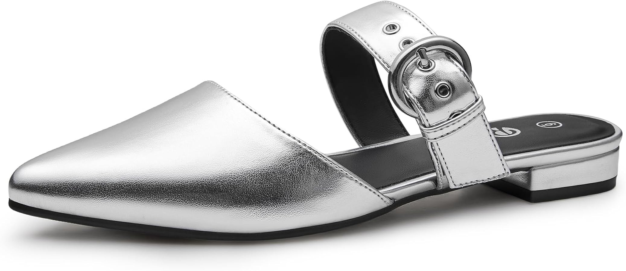 Rekayla Mules for Women Adjustable Strap Pointed Toe Backless Loafer Shoes… | Amazon (US)