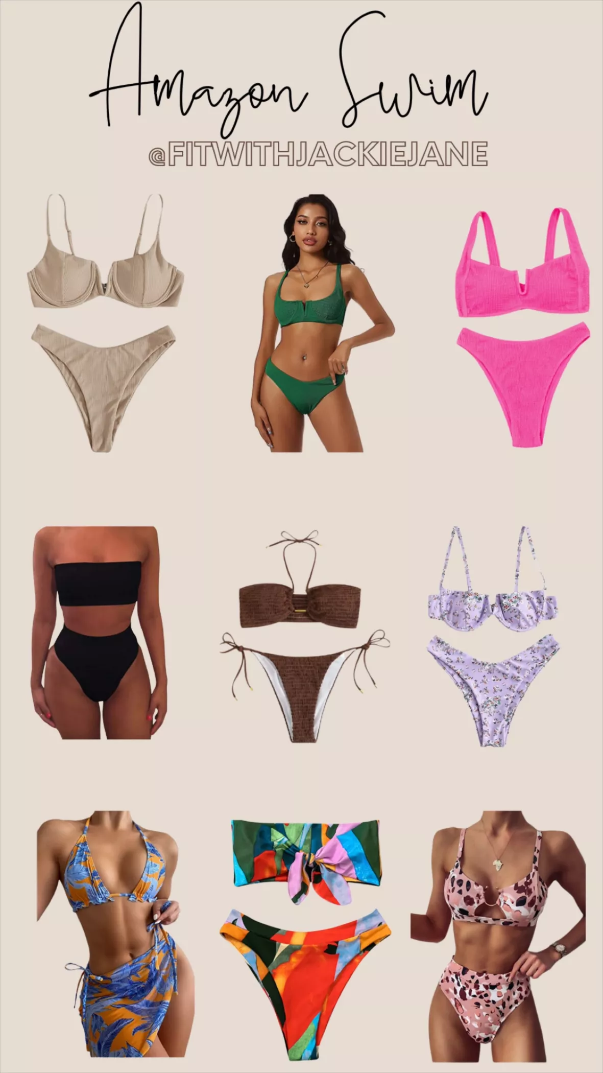Womens High Waisted Bikini Sets … curated on LTK