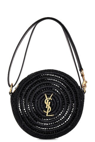 Saint Laurent Round Camera Bag in Nero | FWRD | FWRD 