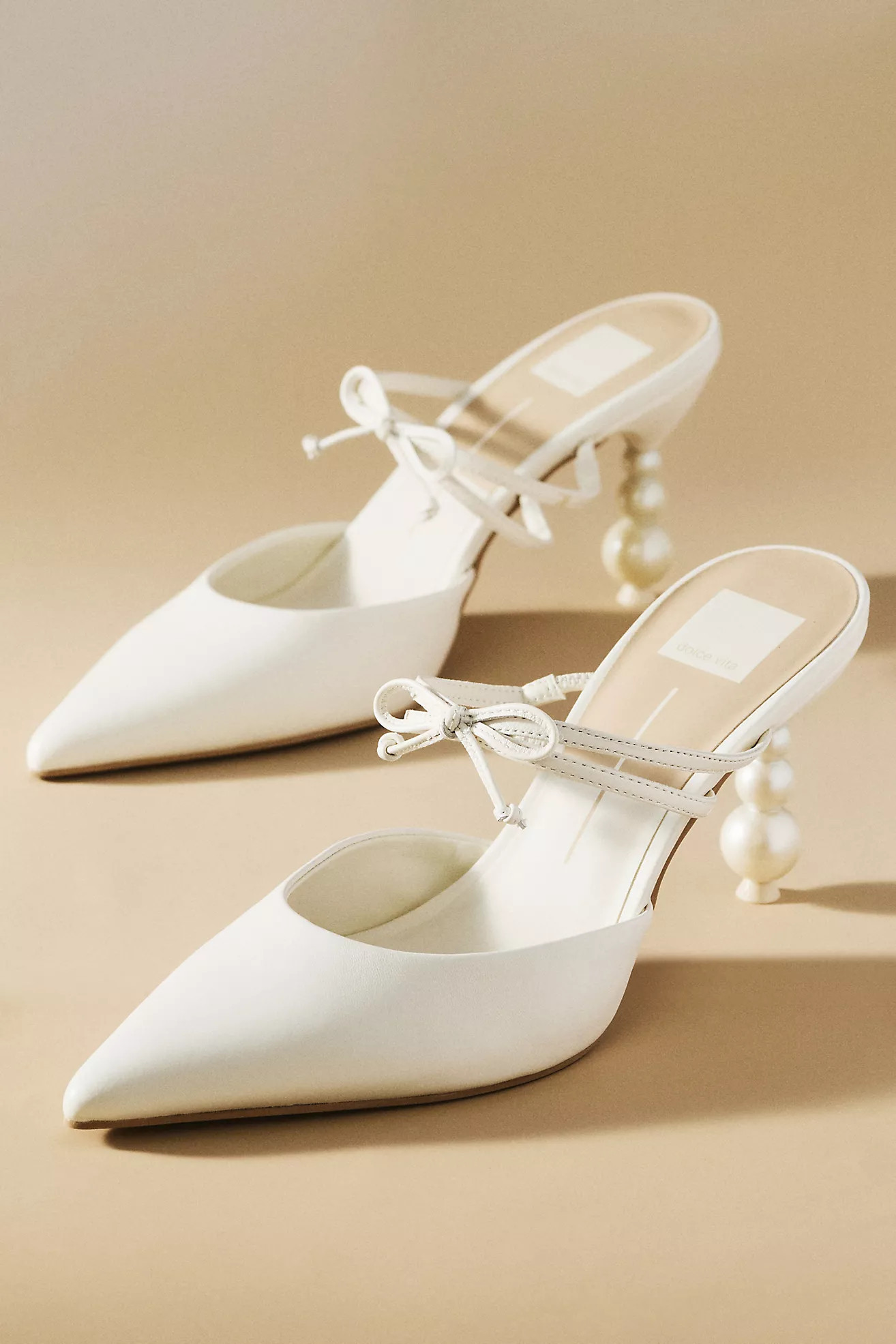 Dolce Vita Klaire Pearl Bead Heels | Anthropologie (US)