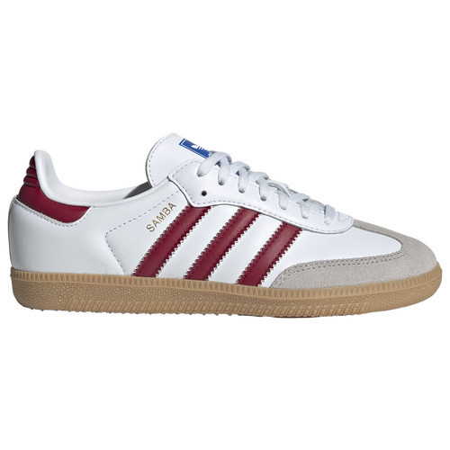 Boys adidas Originals adidas Originals Samba - Boys' Grade School Shoe Collegiate Burgundy/Gum/White Size 06.5 | Kids Foot Locker (US)