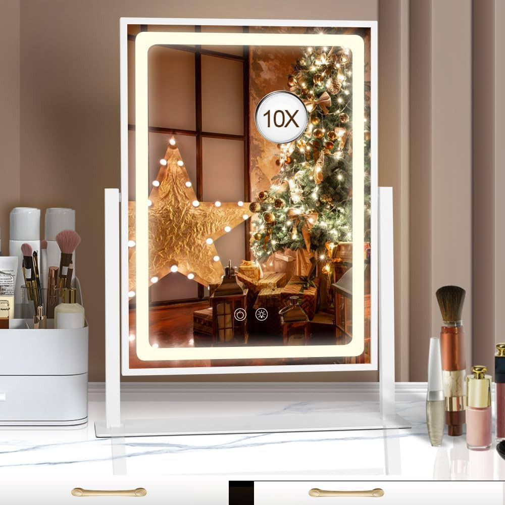 BRIGHTINWD Hollywood Vanity Mirror with Lights,Touch Control 3 Color Lighting Modes for Bedroom, ... | Amazon (US)