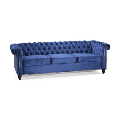 Sione 83" Upholstered Chesterfield Sofa Bring home a timeless addition to your living room with our lasting Chesterfield-style sofa | Wayfair North America