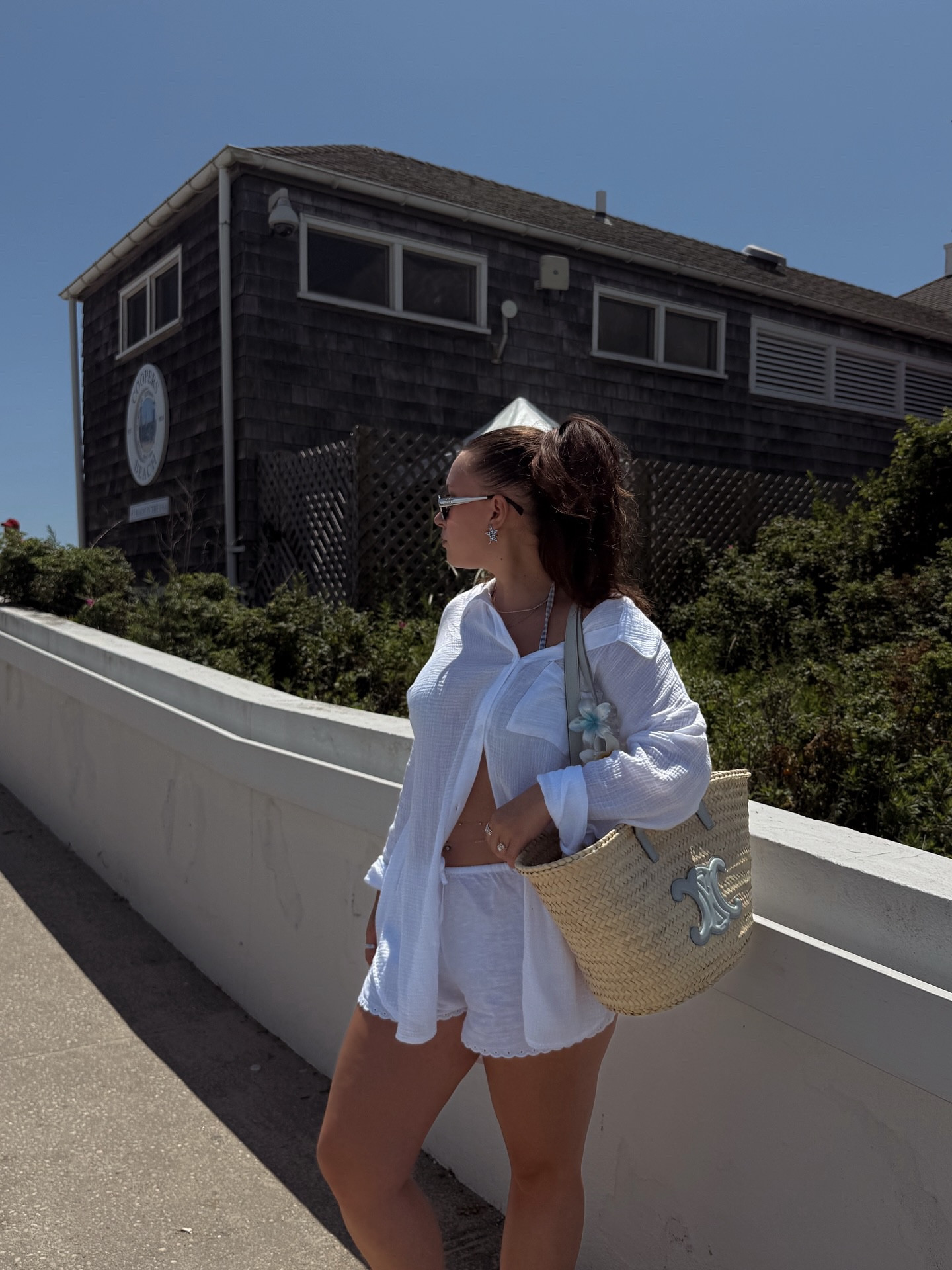 beach day in the Hamptons>