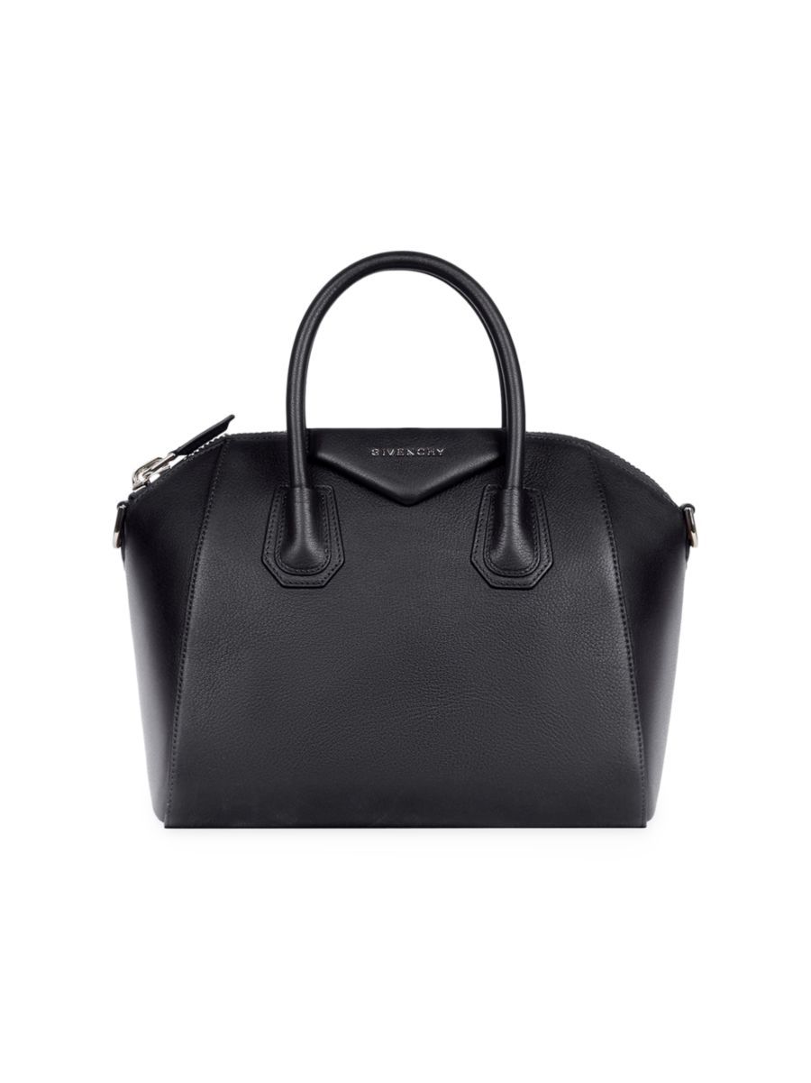Small Antigona Bag In Grained Leather | Saks Fifth Avenue
