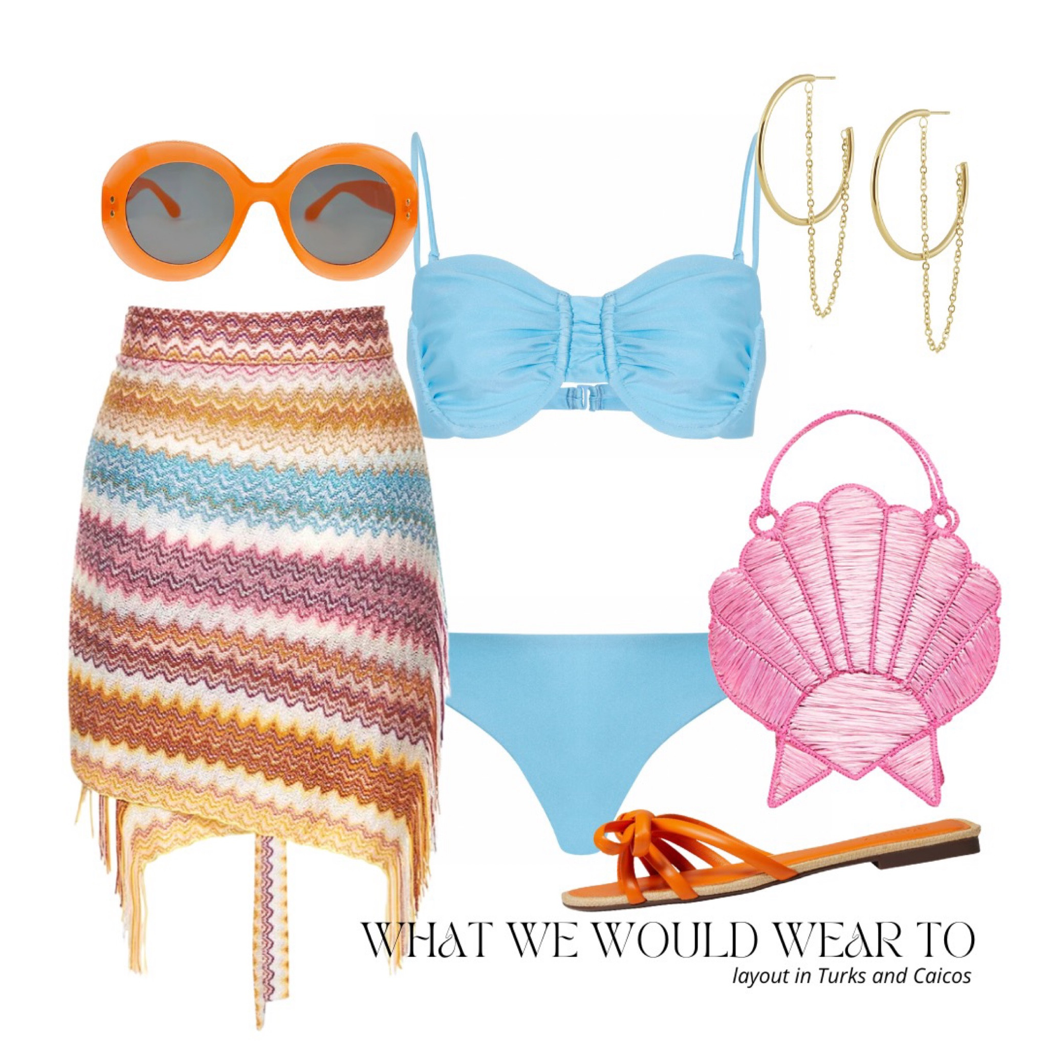 Bright swim look 🧡
