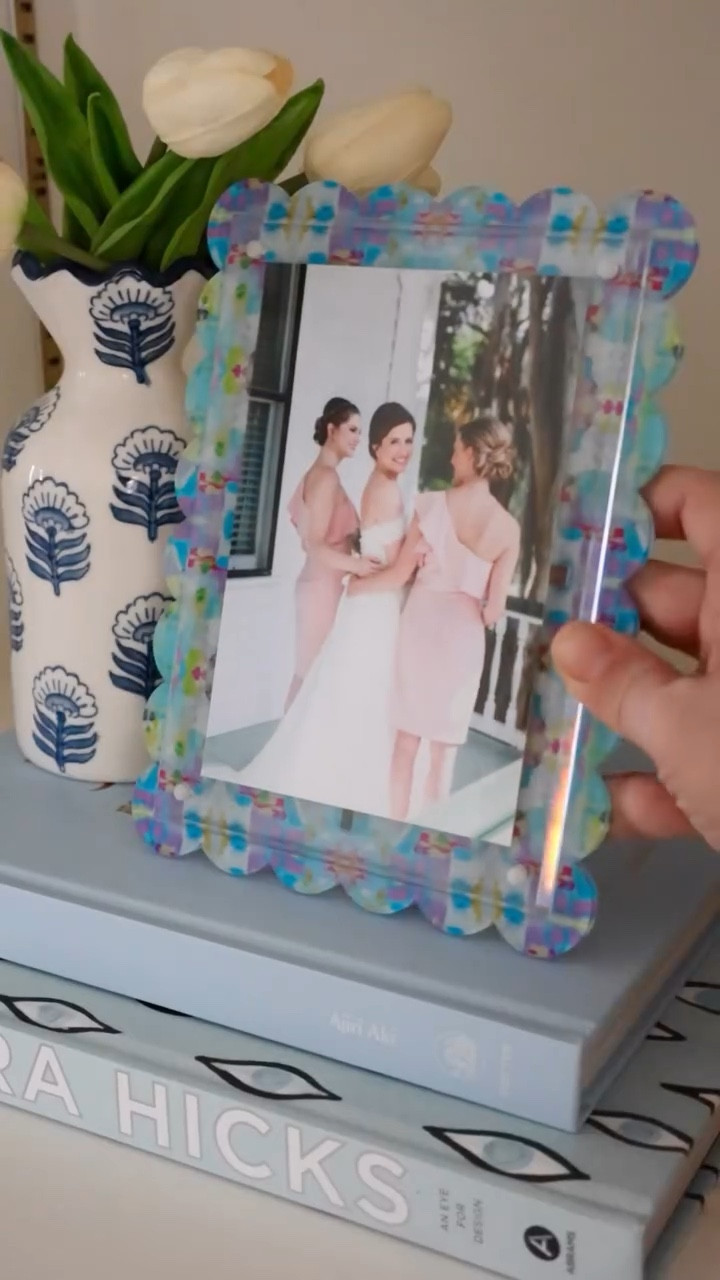 A frame with a picture is a beautiful yet sentimental gift for the girl who has everything. This frame looks like it came from a boutique and is under $30  

#LTKHoliday #LTKdayinmylife #LTKGiftGuide