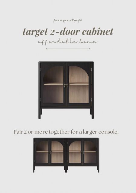 This affordable target cabinet is back in stock! Featuring arched glass doors, great reviews, and only $190  

#LTKStyleTip #LTKHome