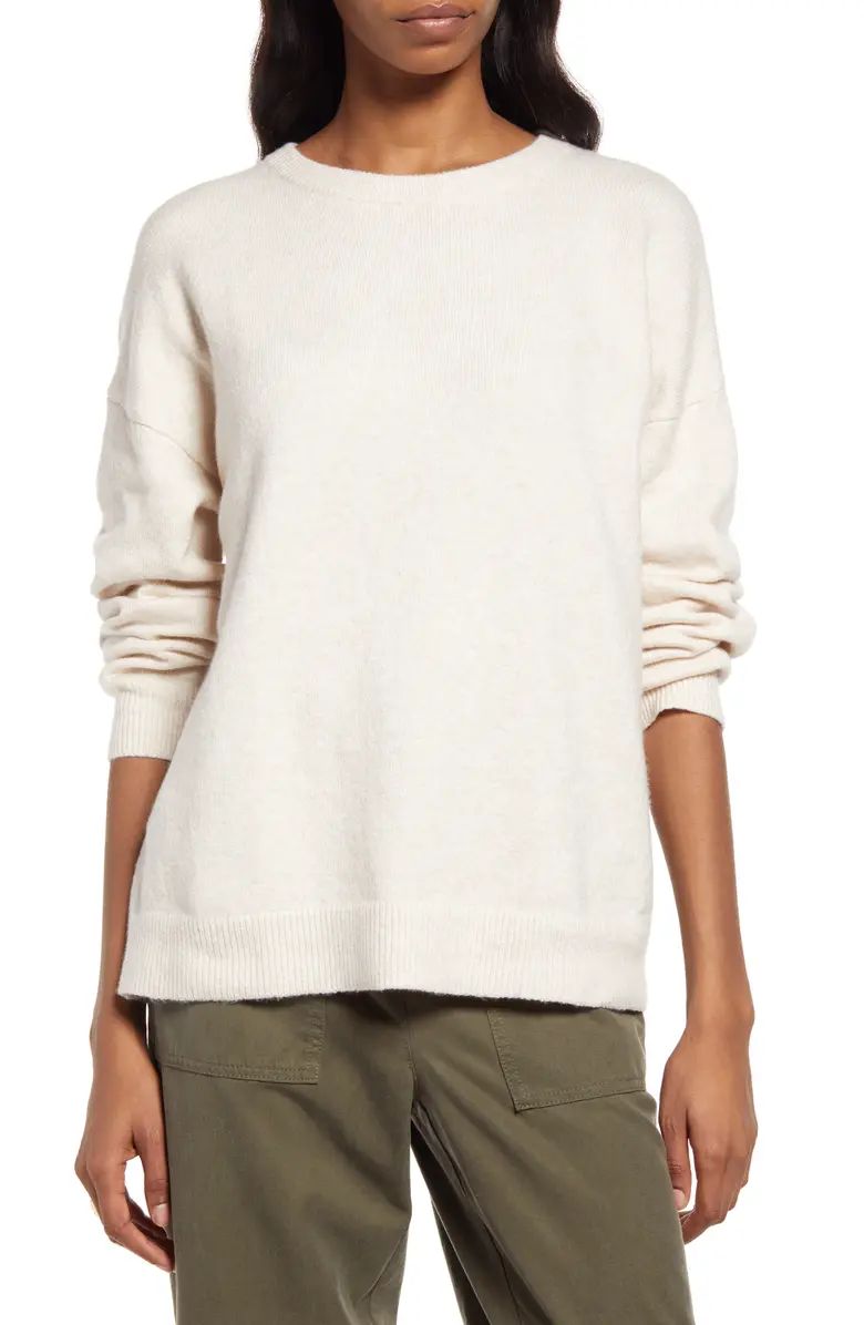Organic Cotton Blend Crewneck SweaterTREASURE & BOND | Nordstrom