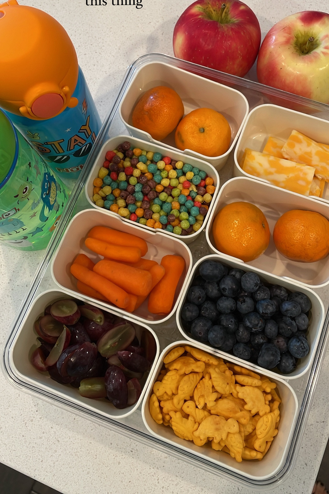 Still a favorite when it comes to organizing snacks!! 

Toddler snacks / snack organizer // snack time 