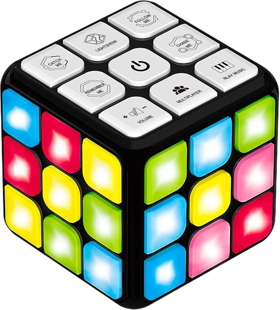 Flashing Cube Electronic Memory & Brain Game, RCPLAGA 7-in-1 Handheld Game for Kids, Smart Music ... | Amazon (US)