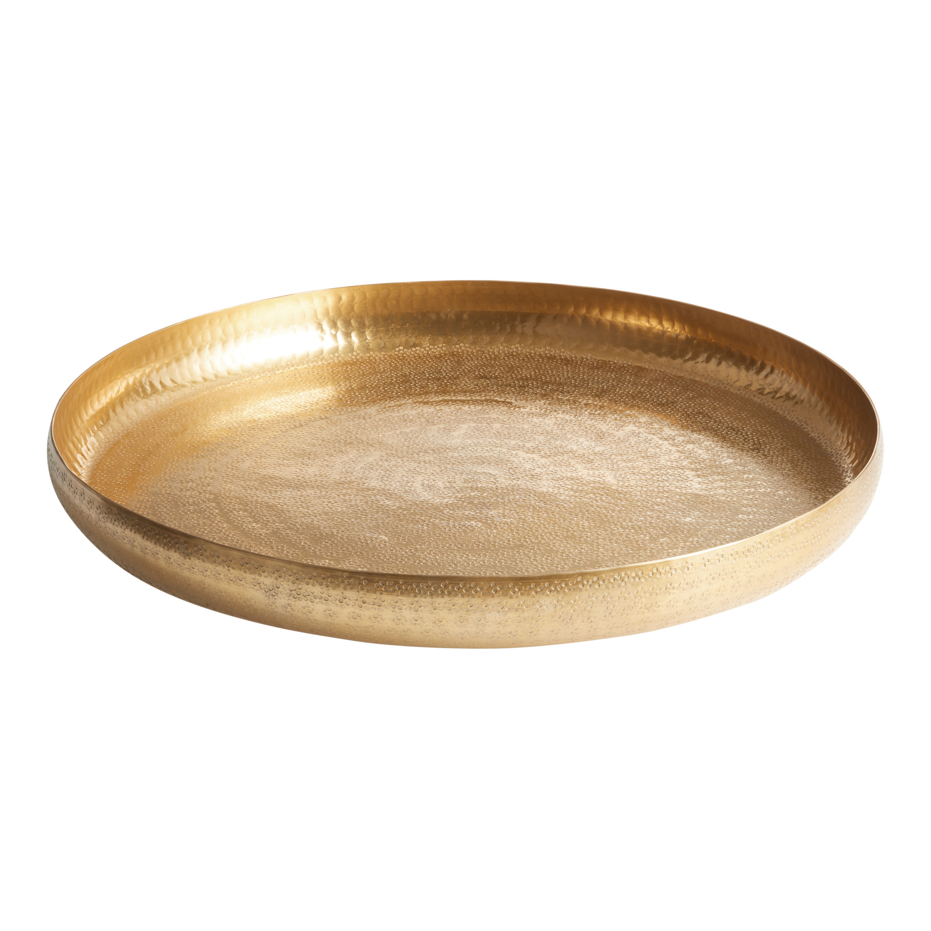 CRAFT Gold Hammered Metal Tray | World Market