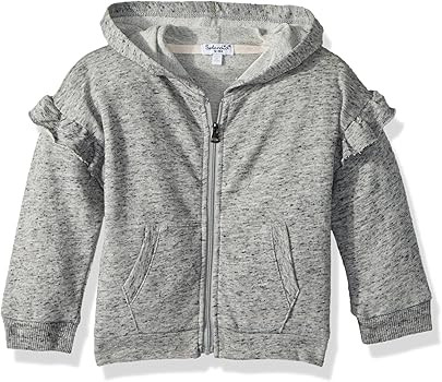 Baby Girls Sa Flounce Sleeves Hoodie Jacket | Amazon (US)