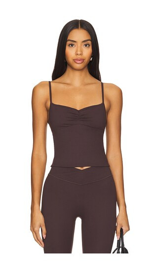 437 Ballet Tank Top in Brown. - size L | Revolve Clothing (Global)