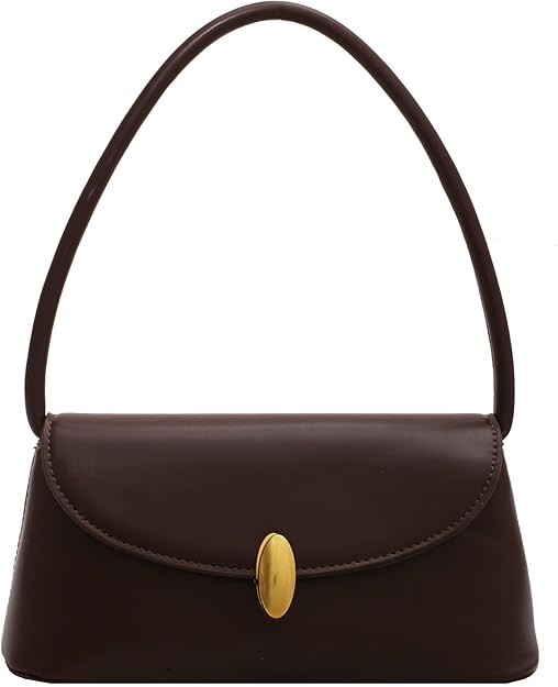 Retro Shoulder Bag for Women, Leather Small Tote Handbag Hobo Cute Clutch Shoulder Purse, Vantage... | Amazon (US)