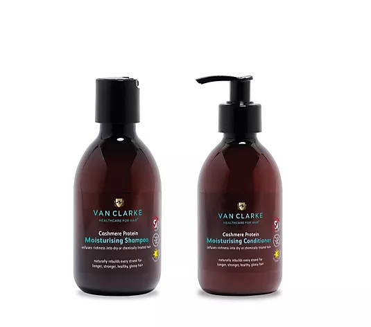 Michael Van Clarke Cashmere Protein Moisturising Duo - QVC UK | QVC UK