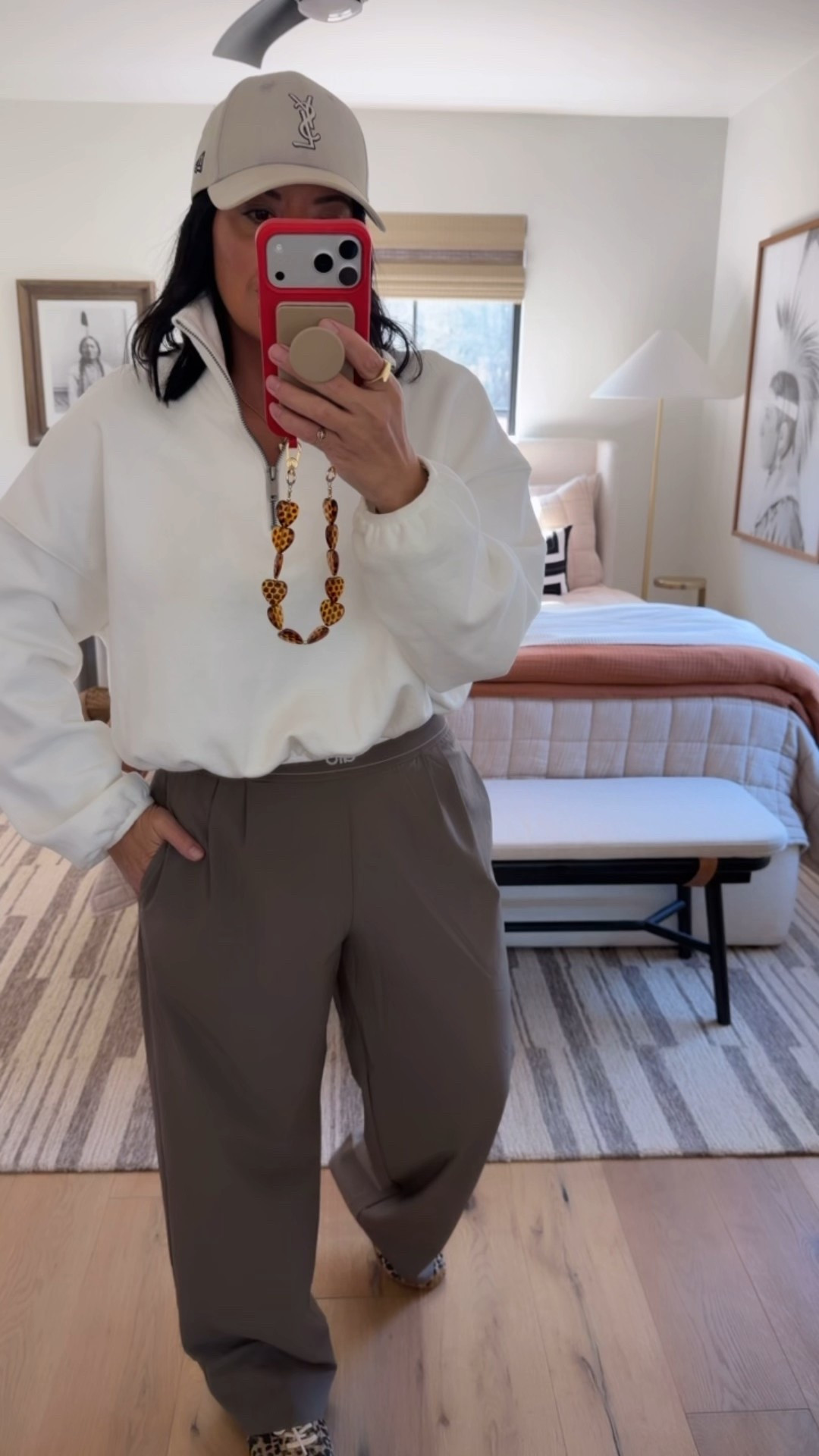 Top size medium, pants size medium, shoes fit tts. 

#LTKOver40 #LTKTravel #LTKootd