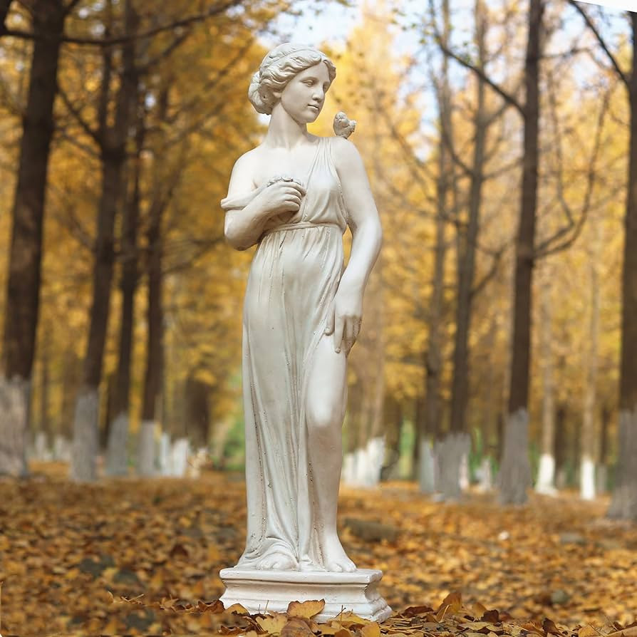 Outdoor Garden Statue Nymph Sculpture Goddess of Greek Mythology Roman Style Outdoor Patio Yard L... | Amazon (US)